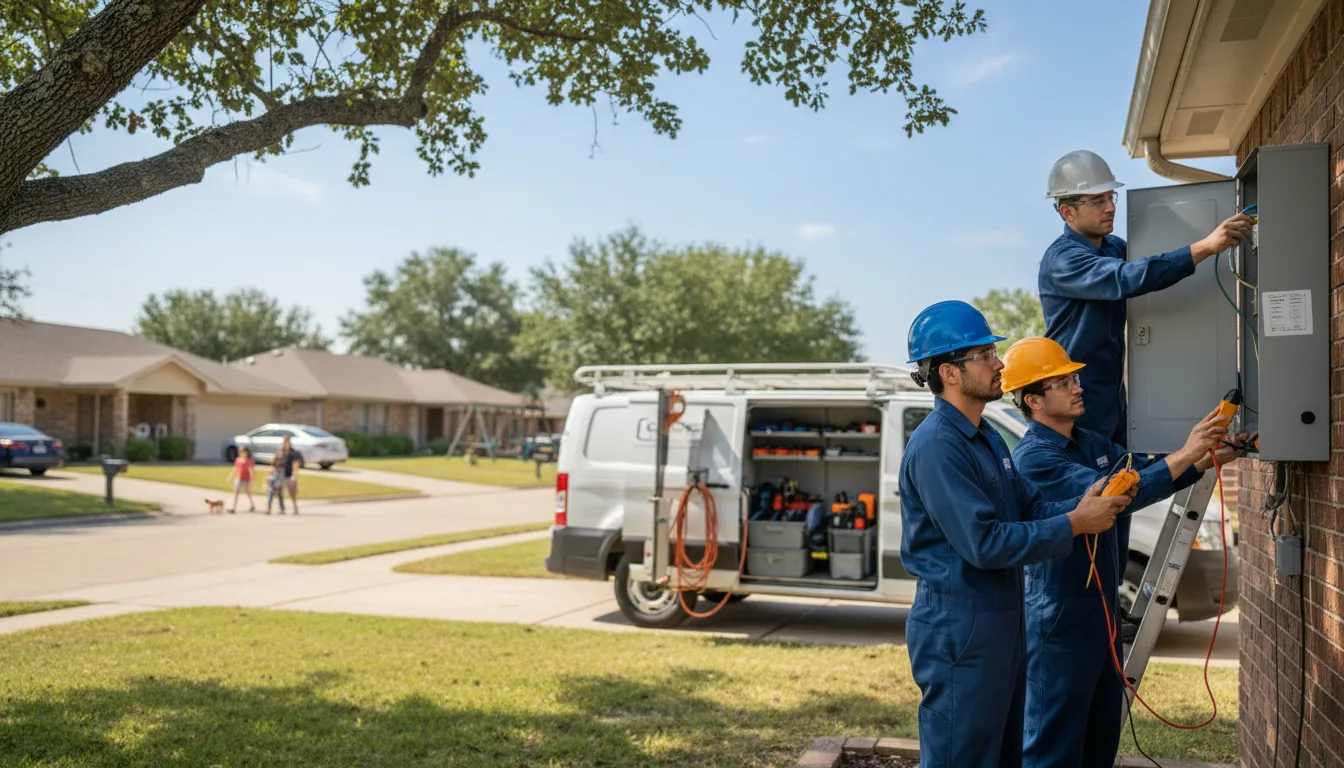 Certified electrician providing emergency electrical services in Mount Ida, AR